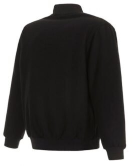 Varsity Brooklyn Nets Black Wool Jacket