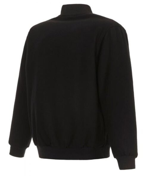 Varsity Brooklyn Nets Black Wool Jacket - Image 2