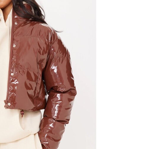 Womens Bubble Vinyl Jacket - Image 13
