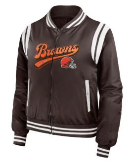 Cleveland Browns Bomber Full-Zip Jacket