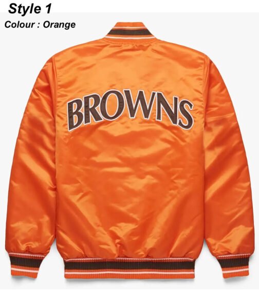 Starter NFL Browns Satin Jacket - Image 5