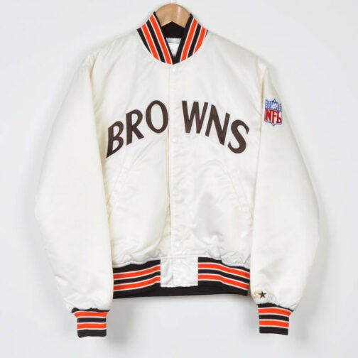 Starter NFL Browns Satin Jacket - Image 7