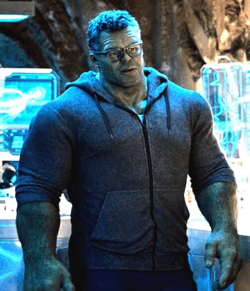 She-Hulk Mark Ruffalo Fleece Grey Hoodie - Image 2