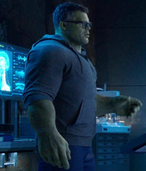 She-Hulk Mark Ruffalo Fleece Grey Hoodie - Image 4