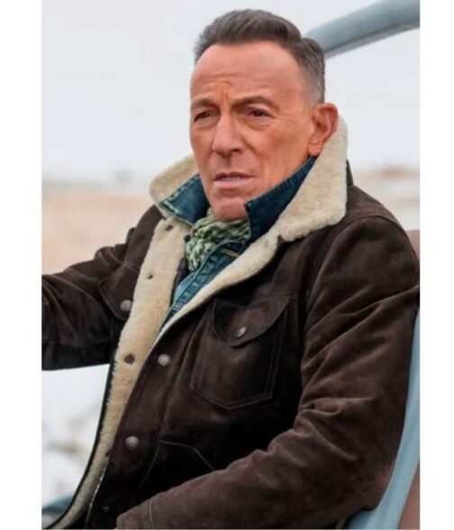 Bruce Springsteen Jeep Ad Brown Suede Jacket - Image 5
