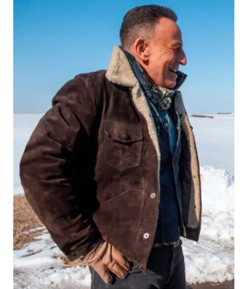 Bruce Springsteen Jeep Ad Brown Suede Jacket - Image 2