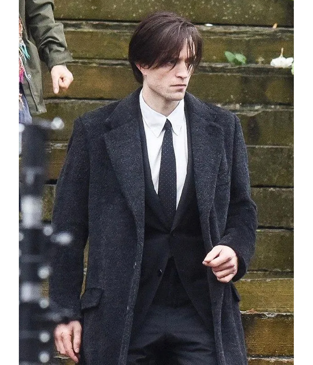 The Batman Robert Pattinson Black Coat - Image 2