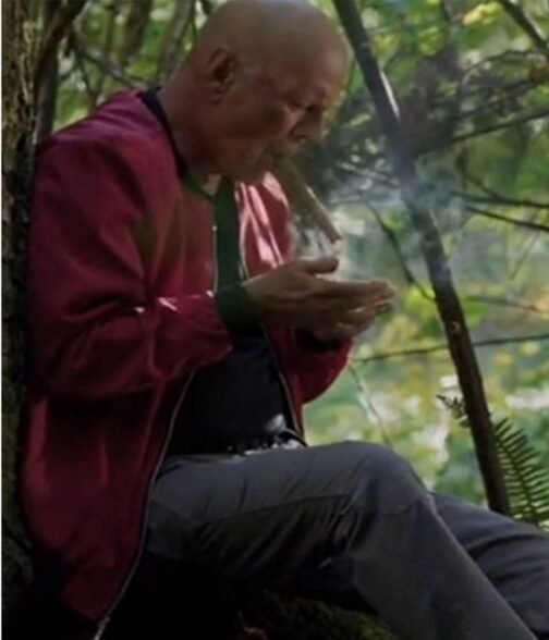 Bruce Willis Apex Bomber Red Jacket - Image 9