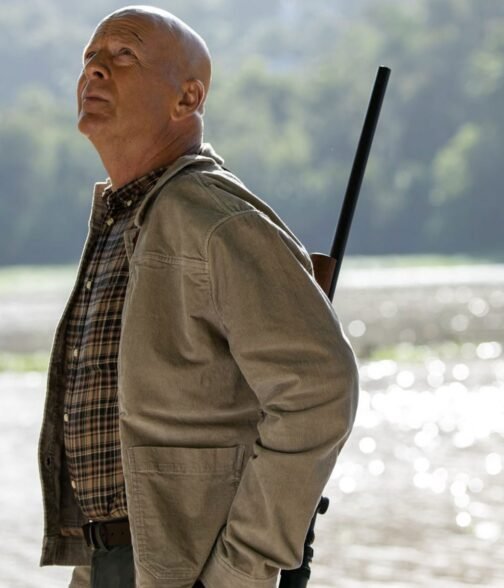 Out of Death Bruce Willis Corduroy Jacket - Image 2