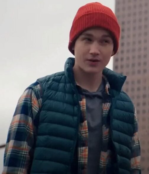 Matt Lintz Ms. Marvel Puffer Blue Vest