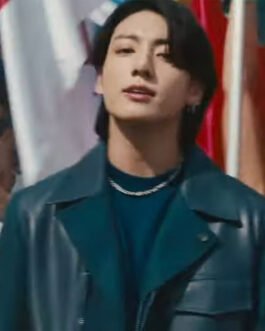 Jung Kook FIFA World Cup BTS Leather Jacket