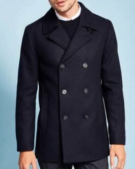 Sebastian Stan The Falcon and The Winter Soldier Blue Peacoat