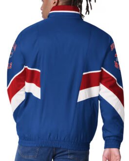 Buffalo Bills Captain Royal Varsity Satin Jacket