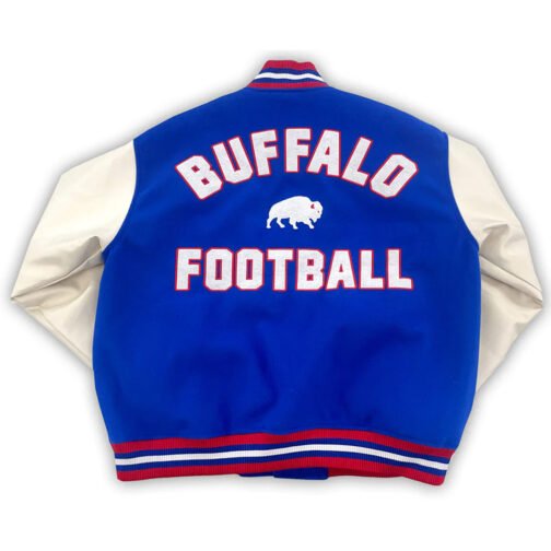 Buffalo Bills Football Varsity Jacket - Image 2