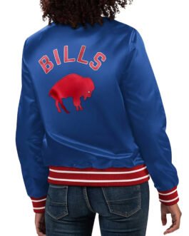 Buffalo Bills Full Count Blue Satin Jacket