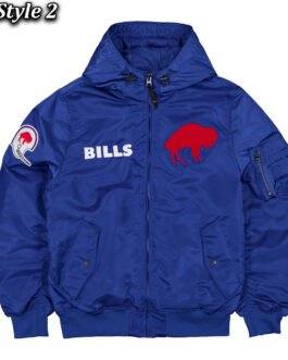 Buffalo Bills Historic L-2B Hooded Bomber Jacket