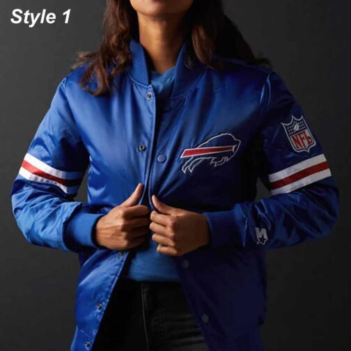 Bomber Buffalo Bills Royal Blue Jacket - Image 6