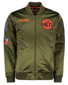 New York Knicks Flight Satin Jacket