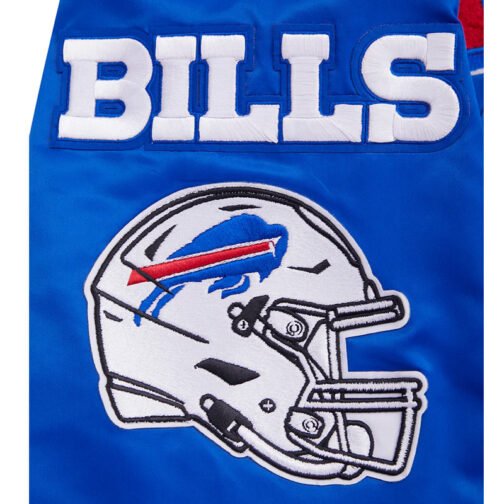Buffalo Bills Mashup Classic Rib Satin Jacket - Image 6