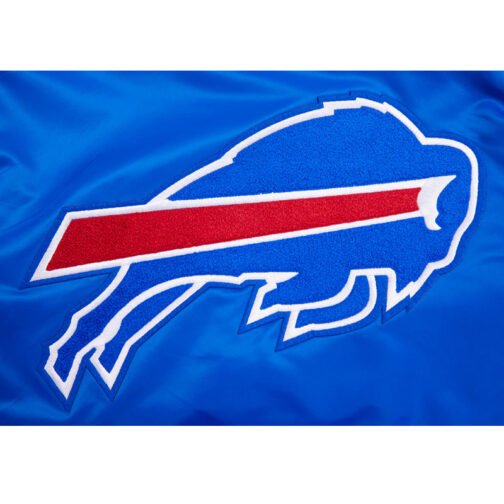 Buffalo Bills Mashup Classic Rib Satin Jacket - Image 7