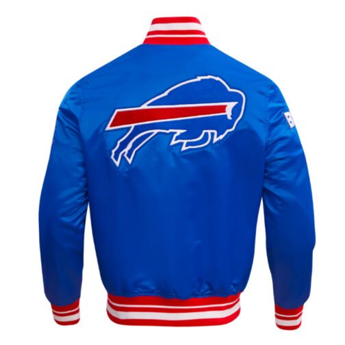 Buffalo Bills Mashup Classic Rib Satin Jacket - Image 2