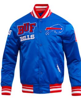 Buffalo Bills Mashup Classic Rib Satin Jacket