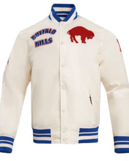 Buffalo Bills Retro Classic Rib Jacket