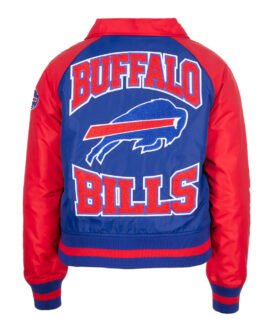 Buffalo Bills Royal and Red Throwback Jacket