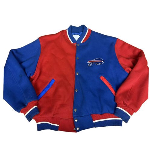 Buffalo Bills Royal and Red Varsity Wool Jacket