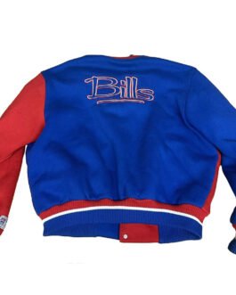 Buffalo Bills Royal and Red Varsity Wool Jacket