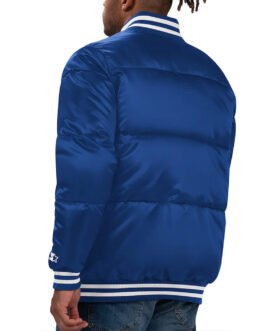 Buffalo Bills Royal Bubble Puffer Jacket