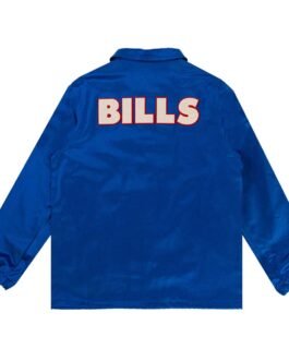 Buffalo Bills Royal Satin Windbreaker