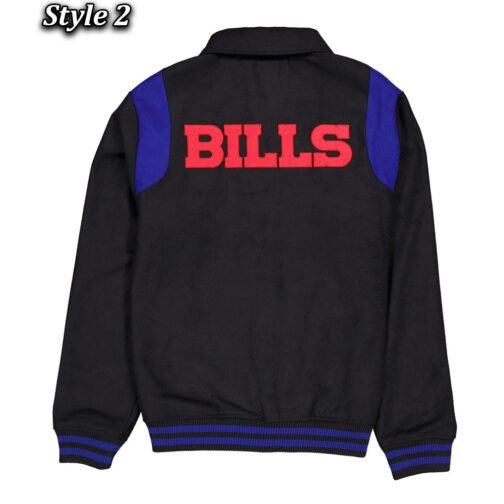 Buffalo Bills Sport Night Teddy Varsity Jacket - Image 4