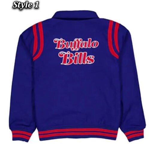 Buffalo Bills Sport Night Teddy Varsity Jacket - Image 3