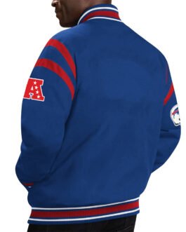 Buffalo Bills Tailback Blue Varsity Jacket