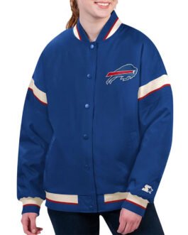 Buffalo Bills Tournament Royal Varsity Jacket