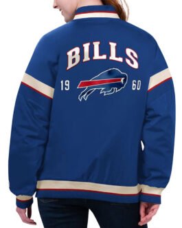 Buffalo Bills Tournament Royal Varsity Jacket