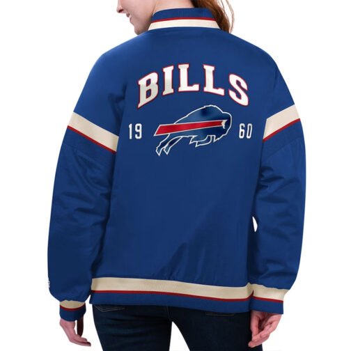 Buffalo Bills Tournament Royal Varsity Jacket - Image 2