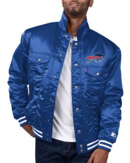 Buffalo Bills Silver Tab Trucker Jacket