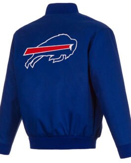 Royal Buffalo Bills Two Hit Poly-Twill Jacket