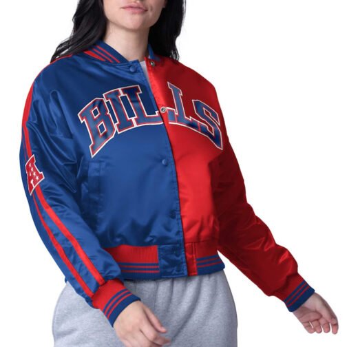 Buffalo Bills Zone Blitz Royal/Red Jacket
