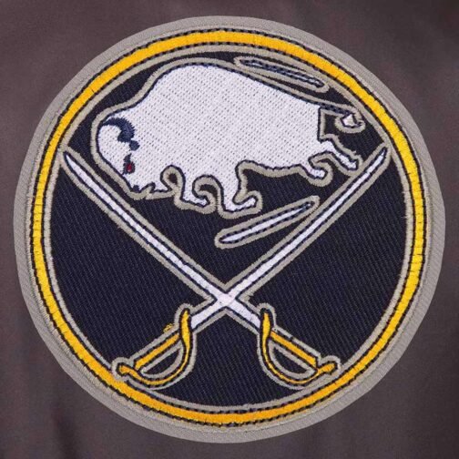 Buffalo Sabres Gray Poly Twill Jacket - Image 3