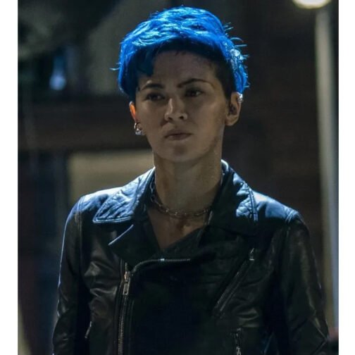 Christina Ricci The Matrix 4 Biker Leather Jacket - Image 5