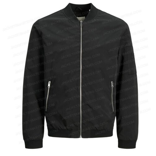 Vinnie Jones Bullet Proof Bomber Black Jacket