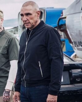 Vinnie Jones Bullet Proof Bomber Black Jacket