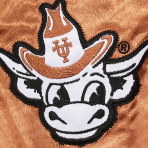 Burnt Orange Texas Longhorns Satin Jacket - Image 2