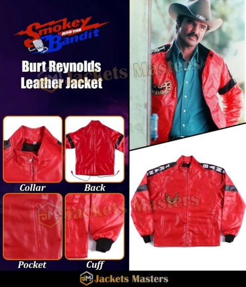 Smokey and The Bandit Trans Am Leather Jacket - Image 14