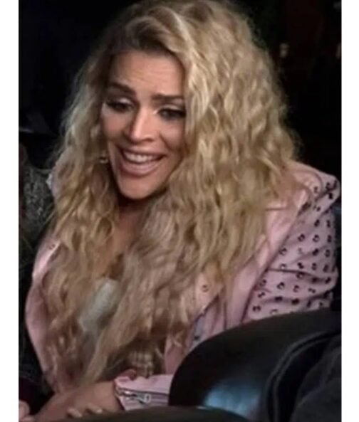Busy Philipps Girls5eva Pink Leather Jacket - Image 5