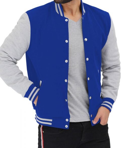 Varsity Baseball Button Up Jacket - Image 10