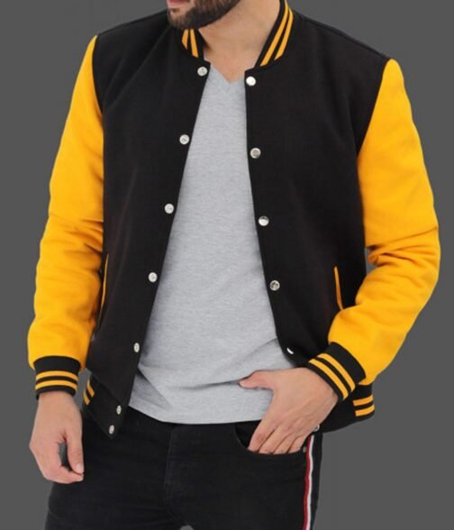 Varsity Baseball Button Up Jacket - Image 12